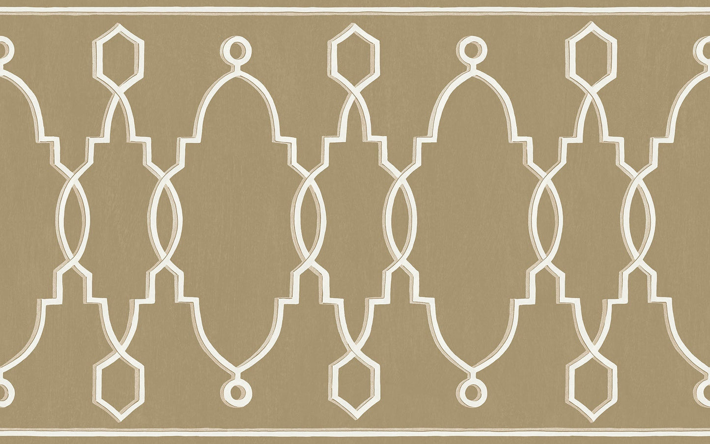 99/3017 - Parterre Border Wallpaper - Metallic Antique Gold - Cole & Son