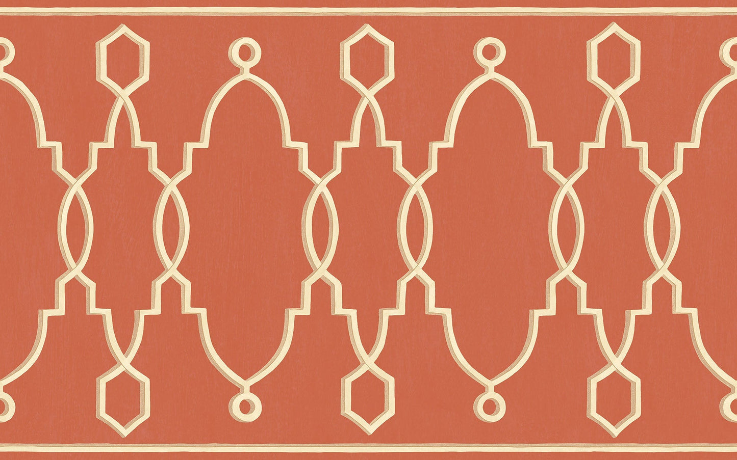 99/3018 - Parterre Border Wallpaper - Rouge - Cole & Son