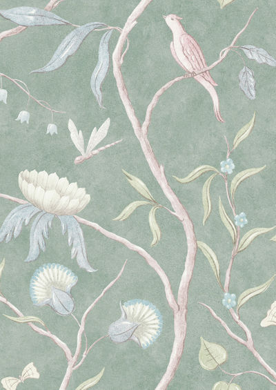 Adam's Eden Wallpaper - Ceramic - Lewis & Wood
