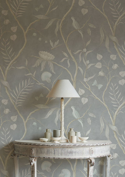 Adam's Eden Wallpaper - Honey Dove - Lewis & Wood