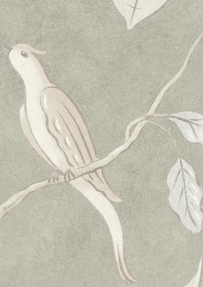 Adam's Eden Wallpaper - Pumice - Lewis & Wood