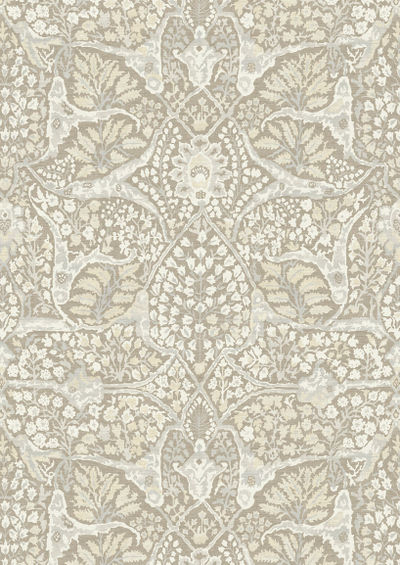 Alhambra 100 Wallpaper - Buff - Lewis & Wood