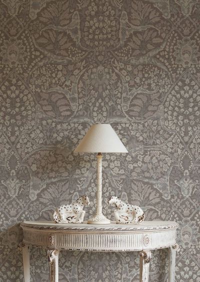 Alhambra 100 Wallpaper - Sugar Almond - Lewis & Wood
