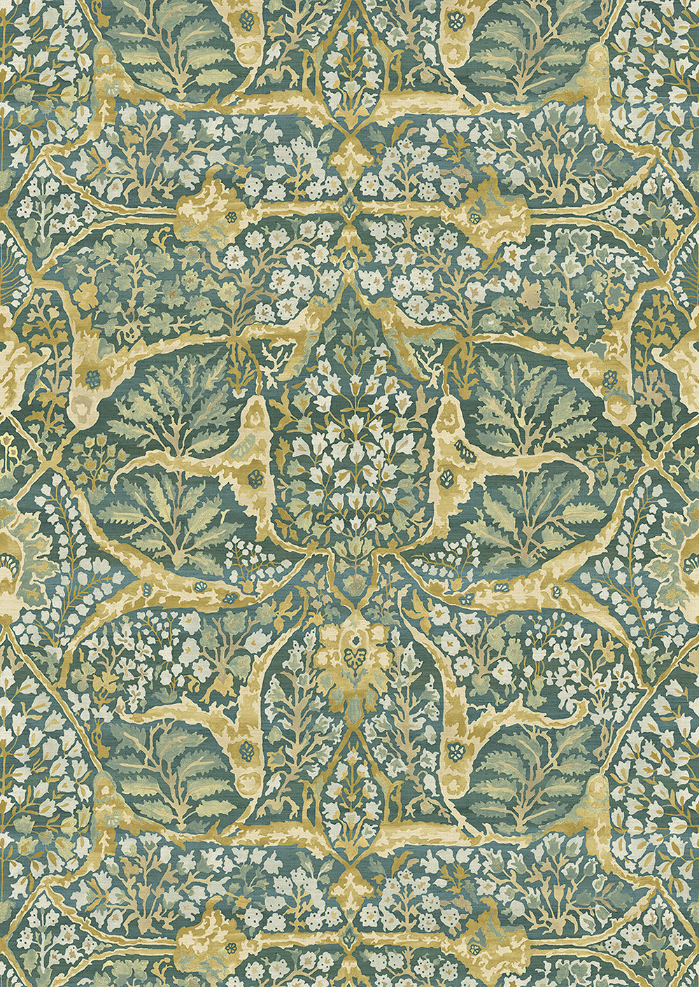 Alhambra 50 Wallpaper - Verdure - Lewis & Wood