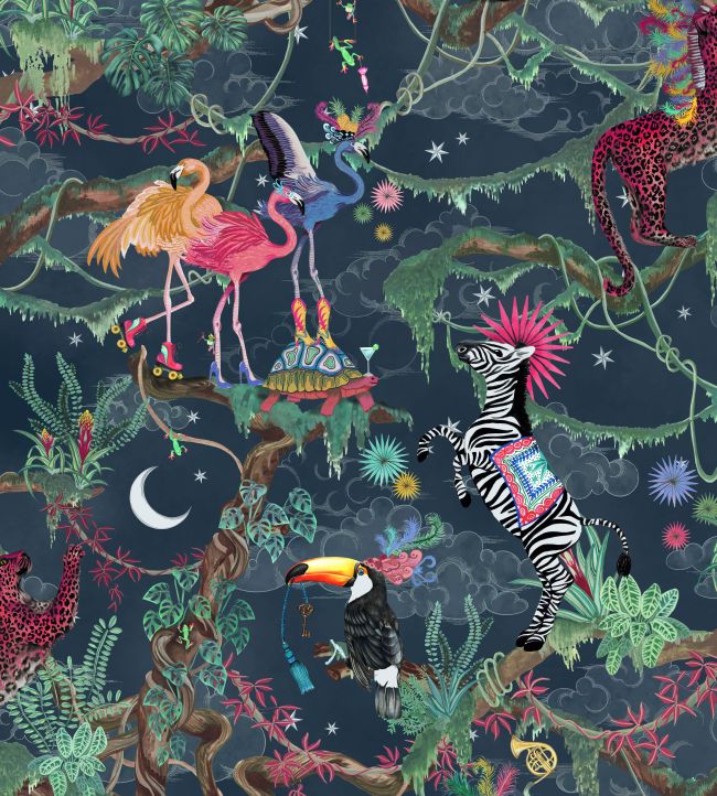 BMCF003-01C - Balancing Act Wallpaper - Nightfall - Brand McKenzie
