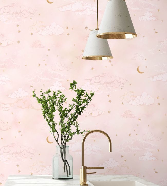 BMCF003-10D - Starry Clouds Wallpaper - Sunset - Brand McKenzie