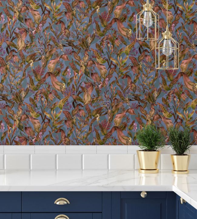 BMHD002-08A - Seahorse Mangrove Wallpaper - Autumnal - Brand McKenzie