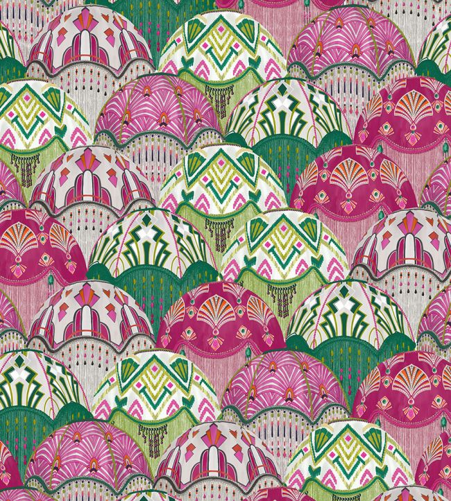 BMHD002-09A - Silk Shades Wallpaper - Cerise - Brand McKenzie