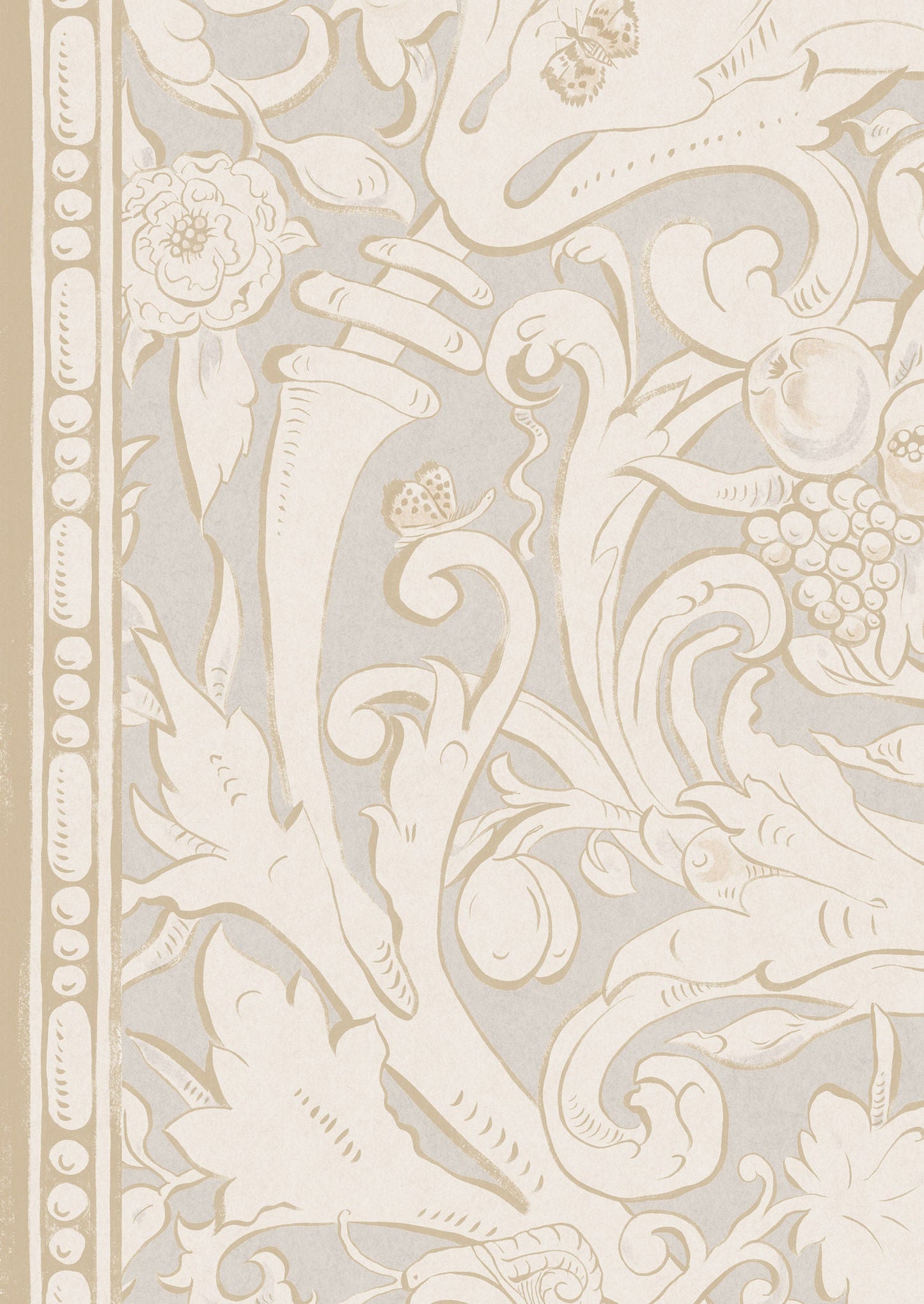 Bacchus Wallpaper - Elixir - Lewis & Wood