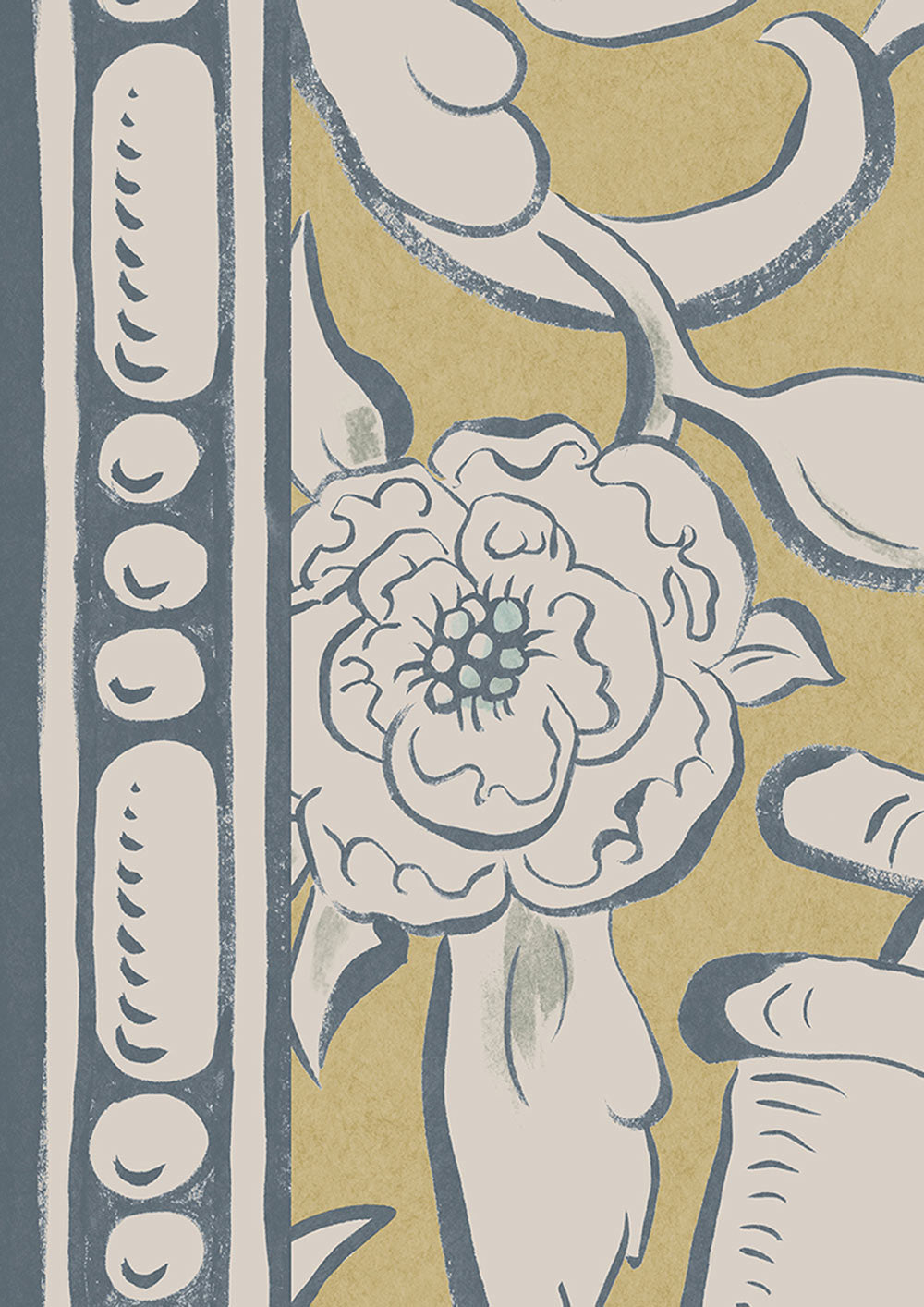 Bacchus Wallpaper - Mead - Lewis & Wood