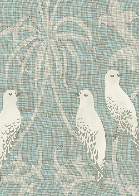 Bella Wallpaper - Eucalyptus - Lewis & Wood