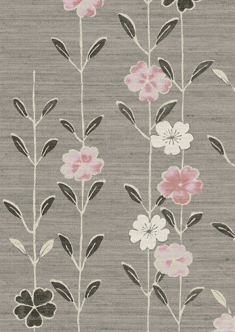 Blossom Wallpaper - Powder Cloud - Lewis & Wood