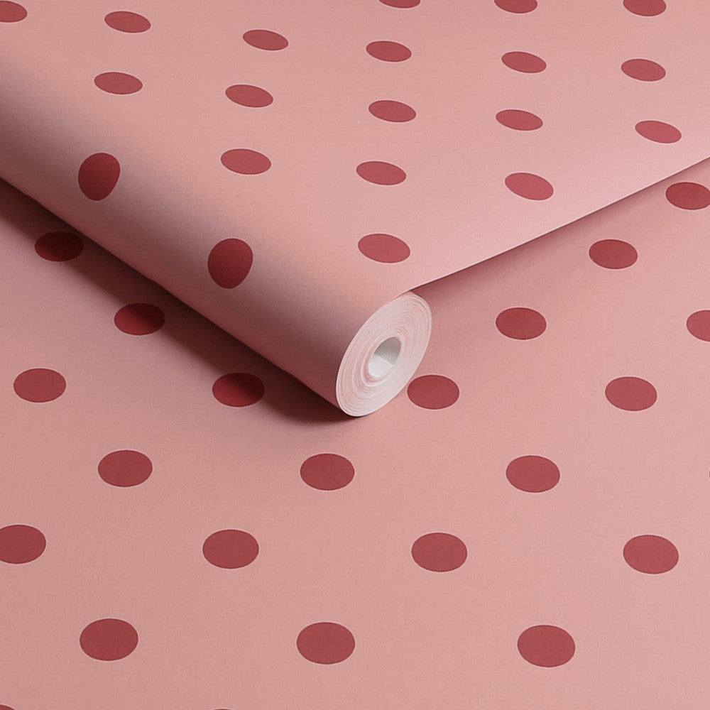 Button Spot Wallpaper - Pink & Red
- 125521 - Cath Kidston