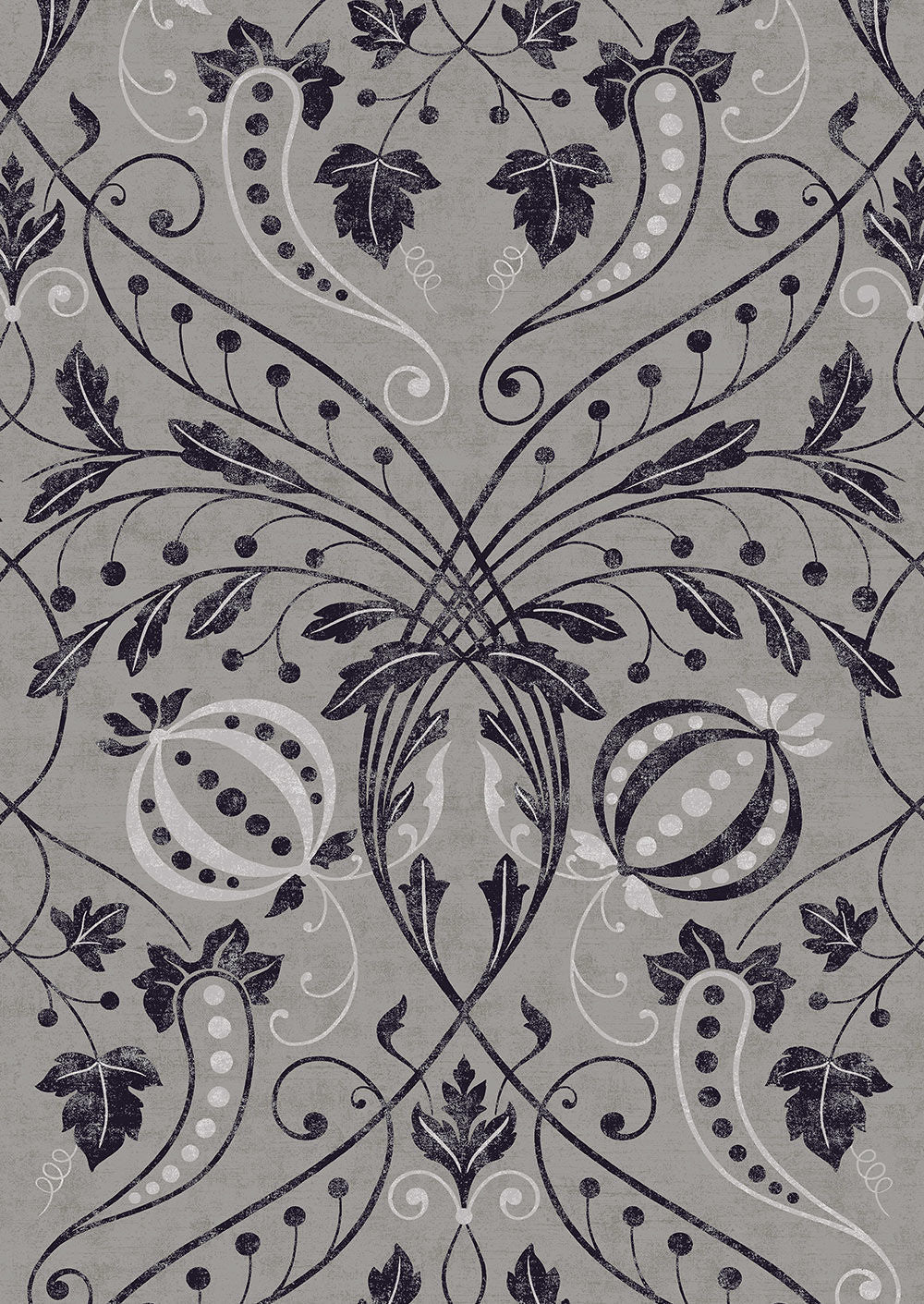 Chateau Wallpaper - Granite - Lewis & Wood