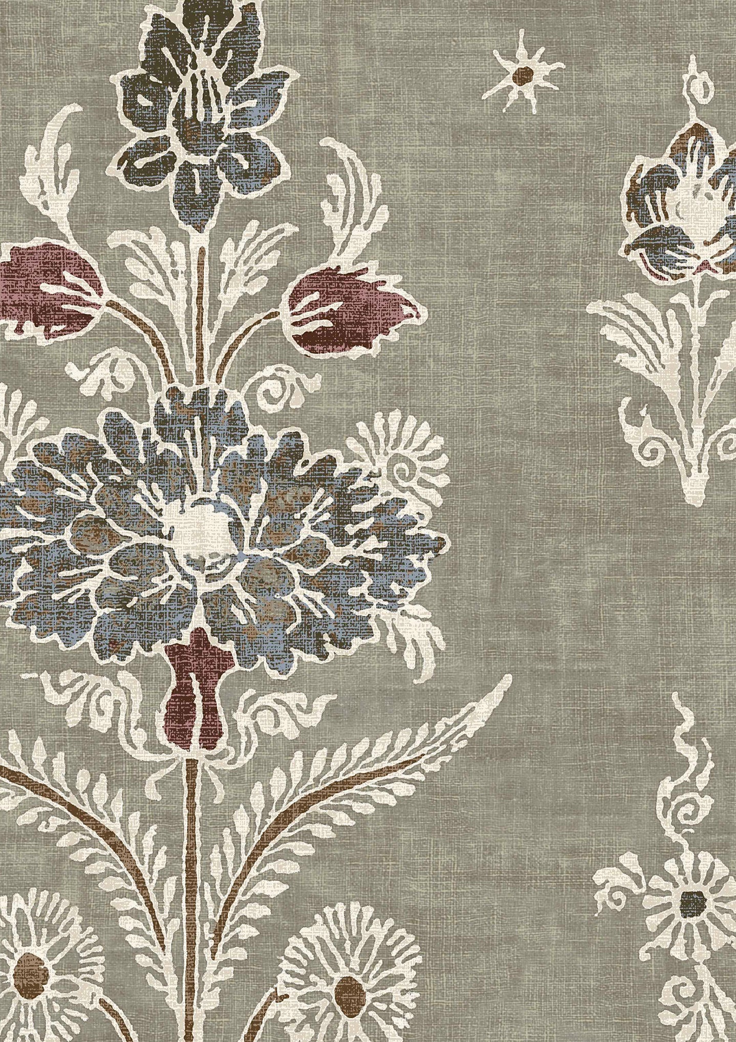 Citadel Wallpaper - Fig - Lewis & Wood