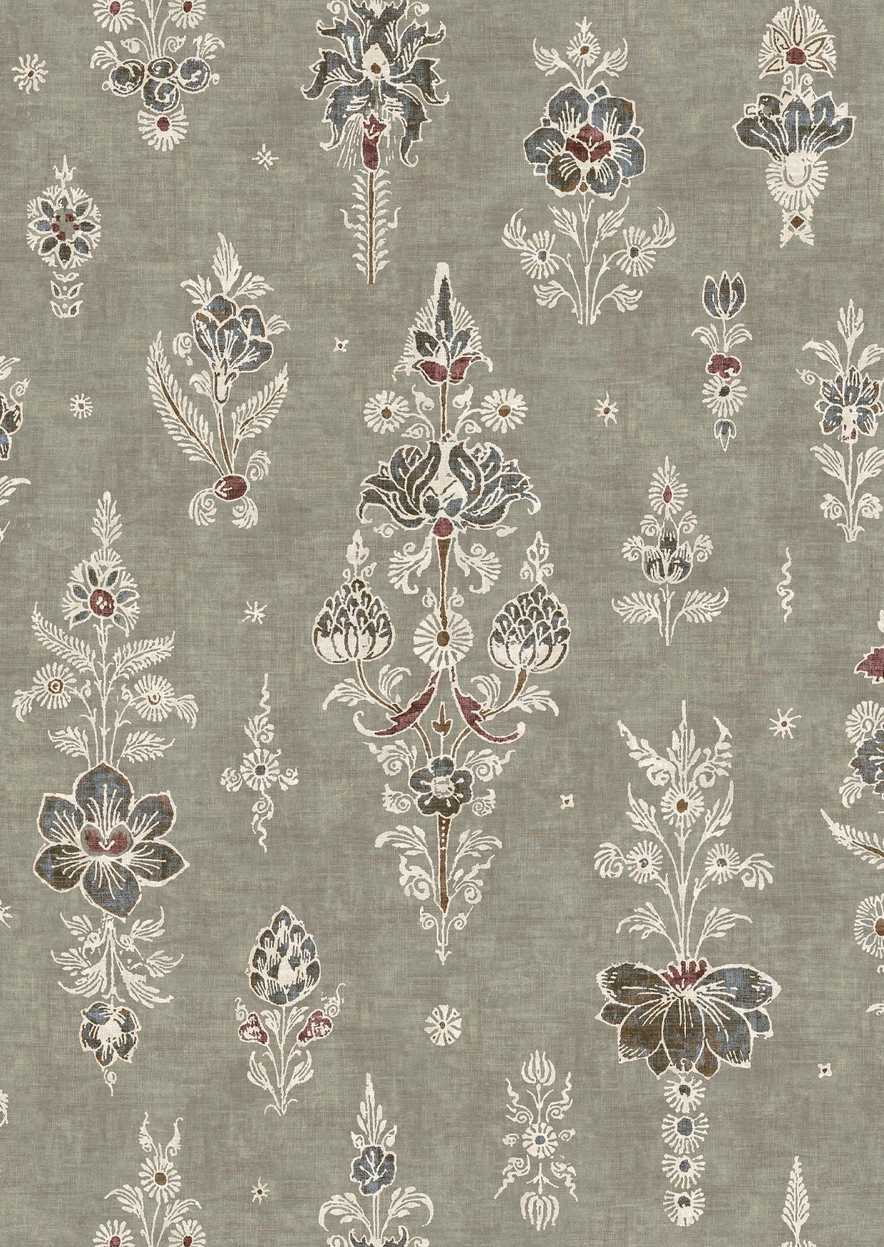 Citadel Wallpaper - Fig - Lewis & Wood