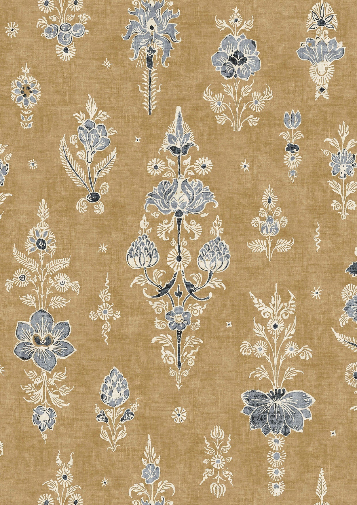 Citadel Wallpaper - Ochre Smoke - Lewis & Wood