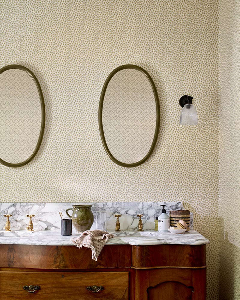 Cleo Wallpaper - Taupe - J197W-01 - Jane Churchill