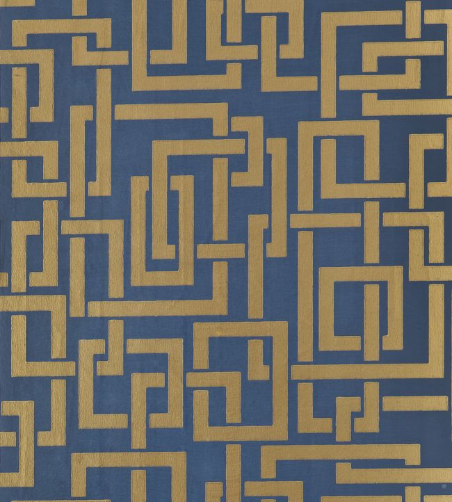 Enigma Wallpaper - Stiffkey Blue - 5506 - Farrow & Ball