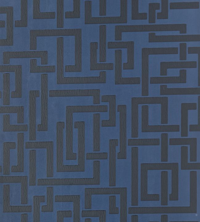 Enigma Wallpaper - Stiffkey Blue - 5507 - Farrow & Ball