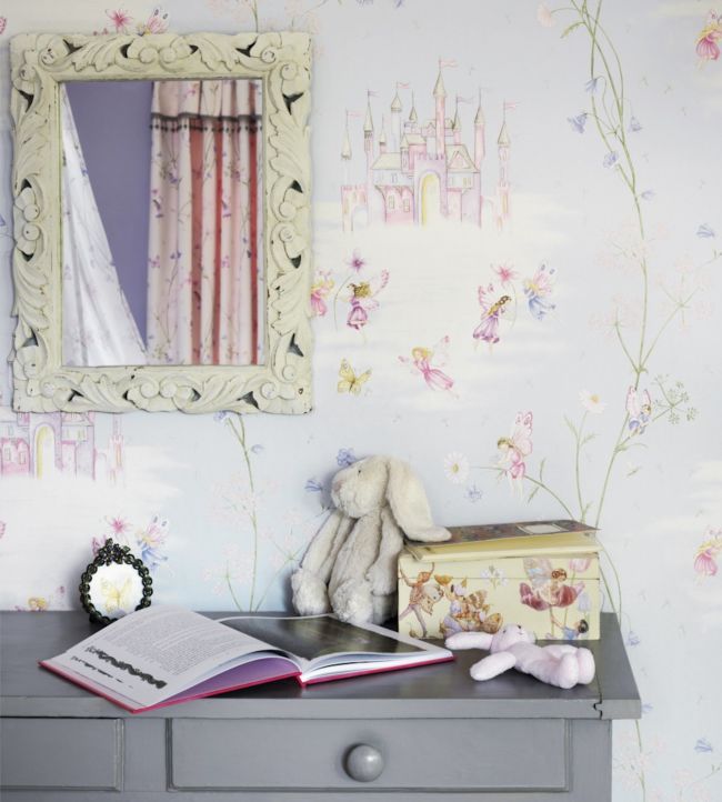 Fairy Castle Wallpaper - Vanilla - DLIT214047 - Sanderson