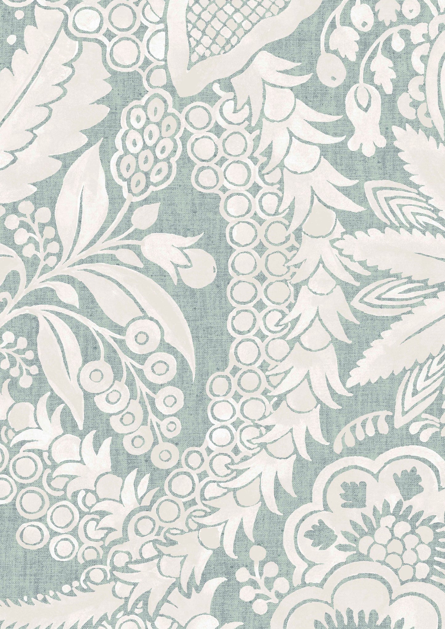 Hanbury Wallpaper - Verdigris - Lewis & Wood