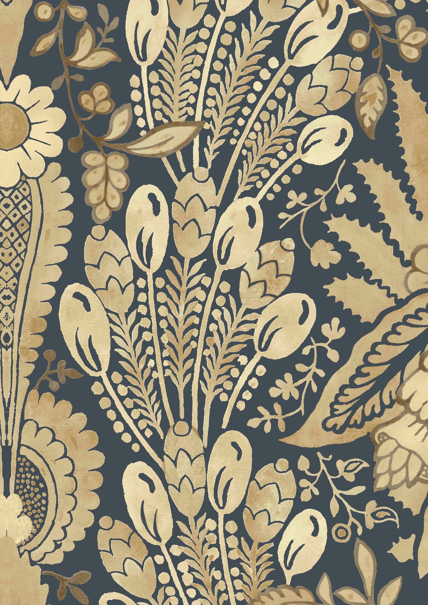 Hawksmoor Wallpaper - Inca - Lewis & Wood