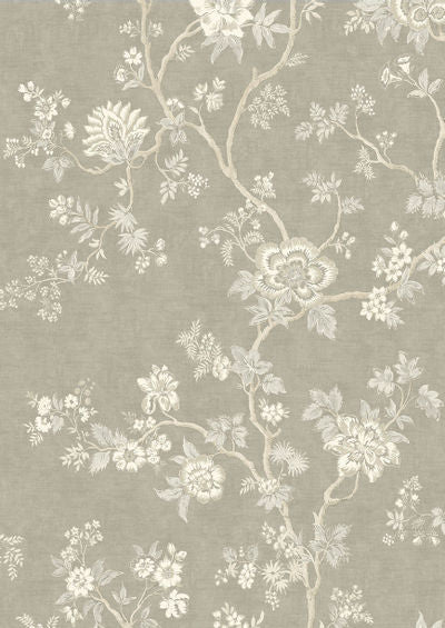 Indienne Wallpaper - Moss - Lewis & Wood