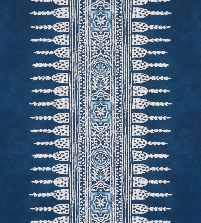 Javanese Stripe Wallpaper - Navy - AT15142 - Anna French