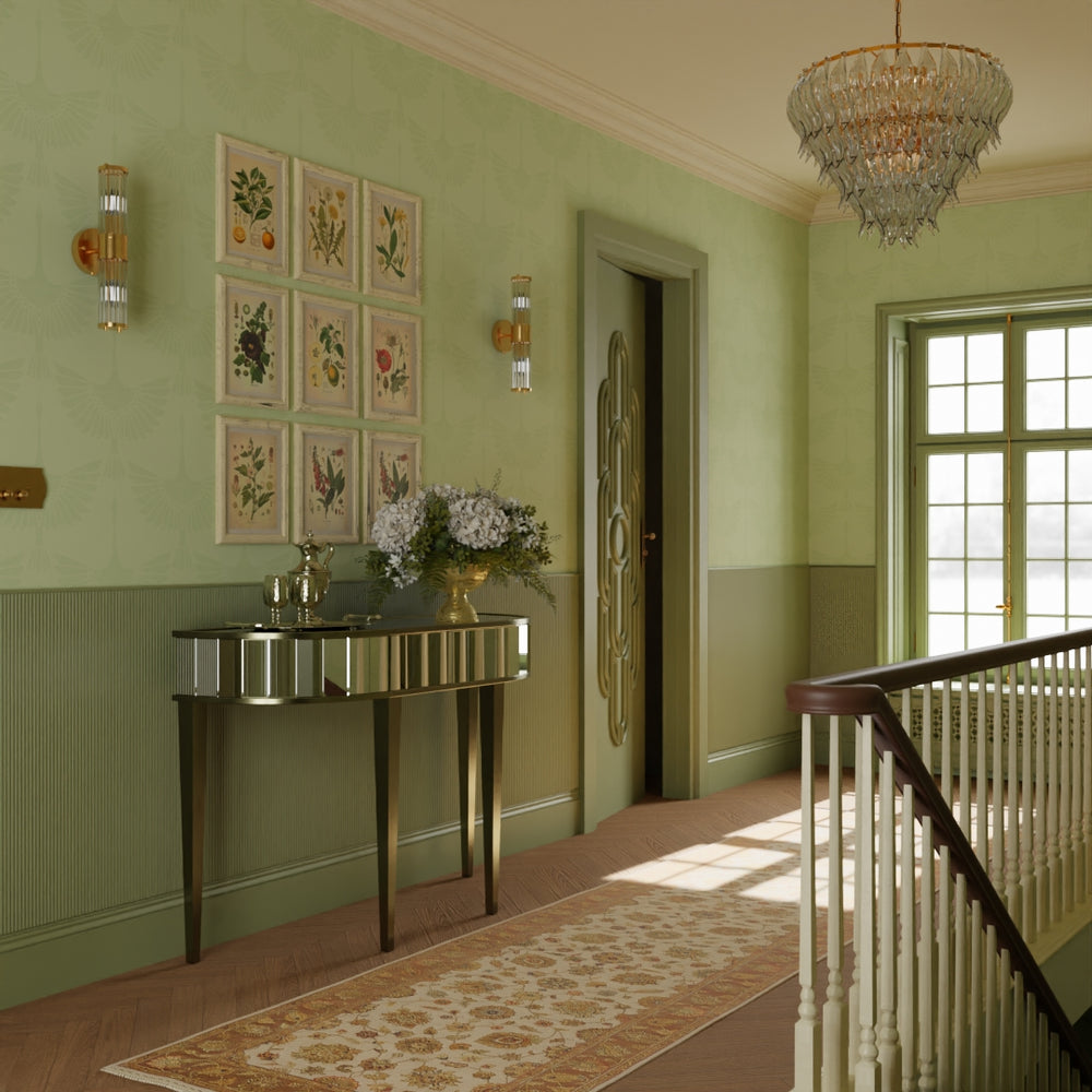 LAN100156 - The Orient Wallpaper - Olive - Lucie Annabel