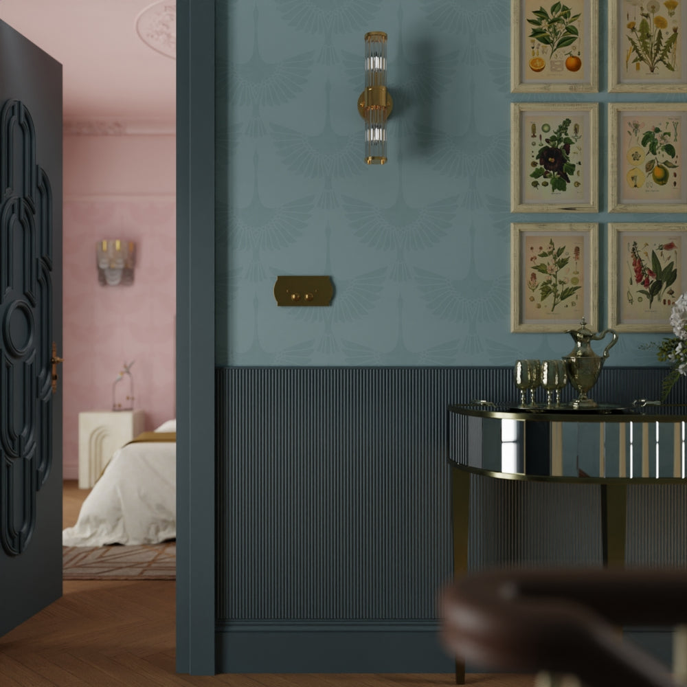 LAN100157 - The Orient Wallpaper - Mineral - Lucie Annabel