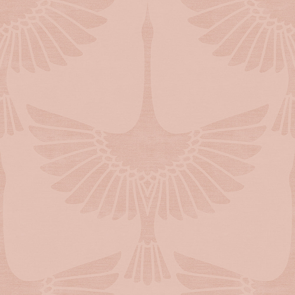 LAN100159 - The Orient Wallpaper - Dusty Pink - Lucie Annabel