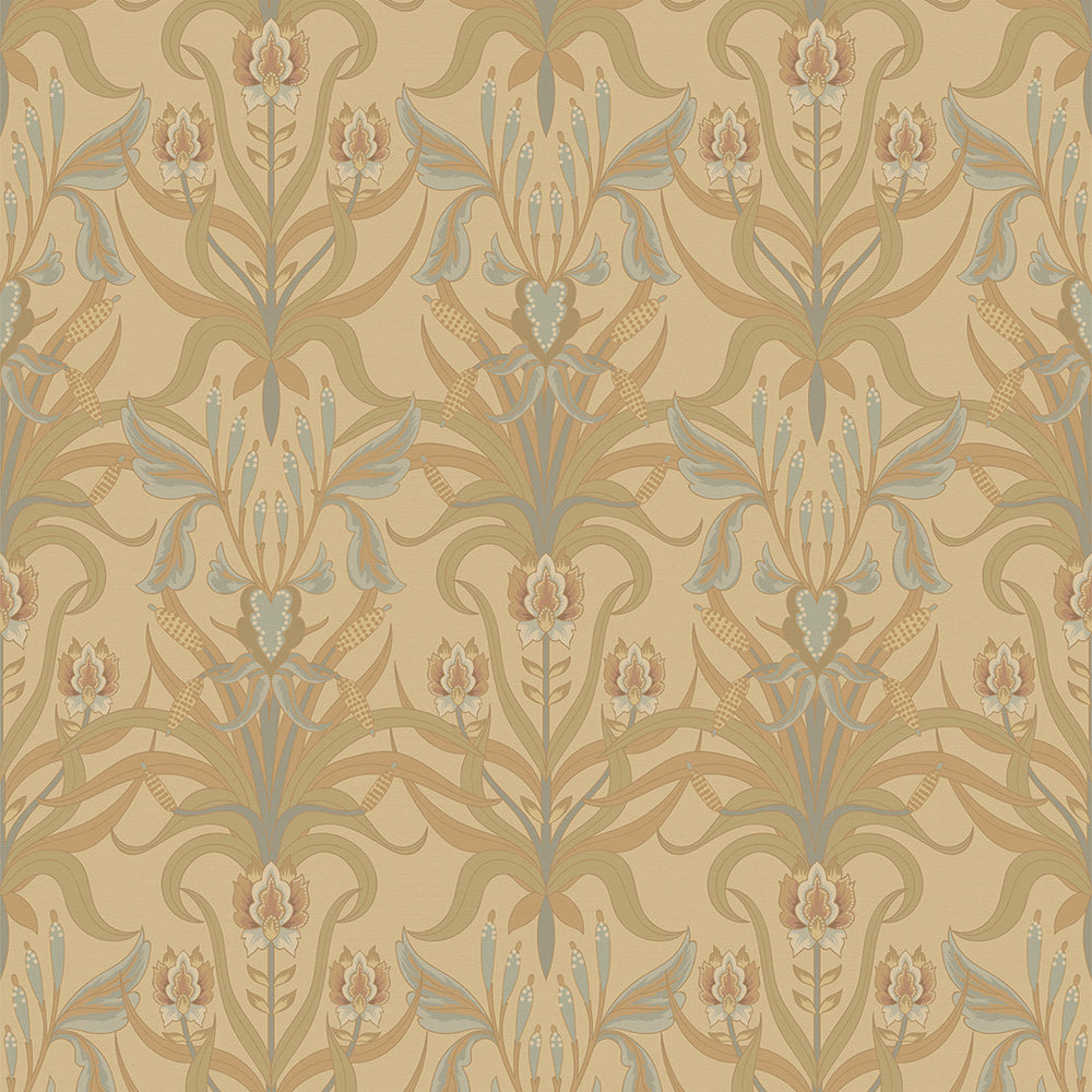 LAN100161 - Versailles Wallpaper - Shades of Ochre & Mineral - Lucie Annabel