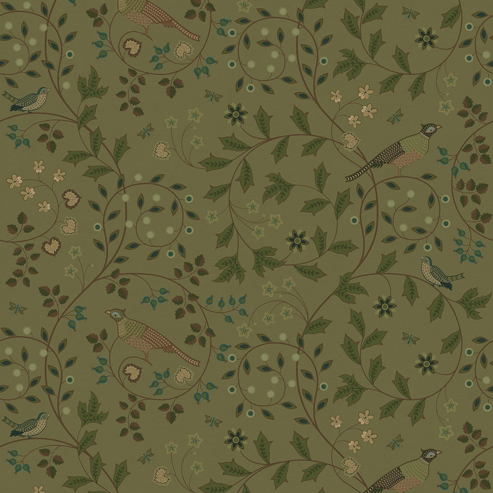 LAN100217 - The Grand Estate Wallpaper - Rural Tones on Gentleman Green - Lucie Annabel