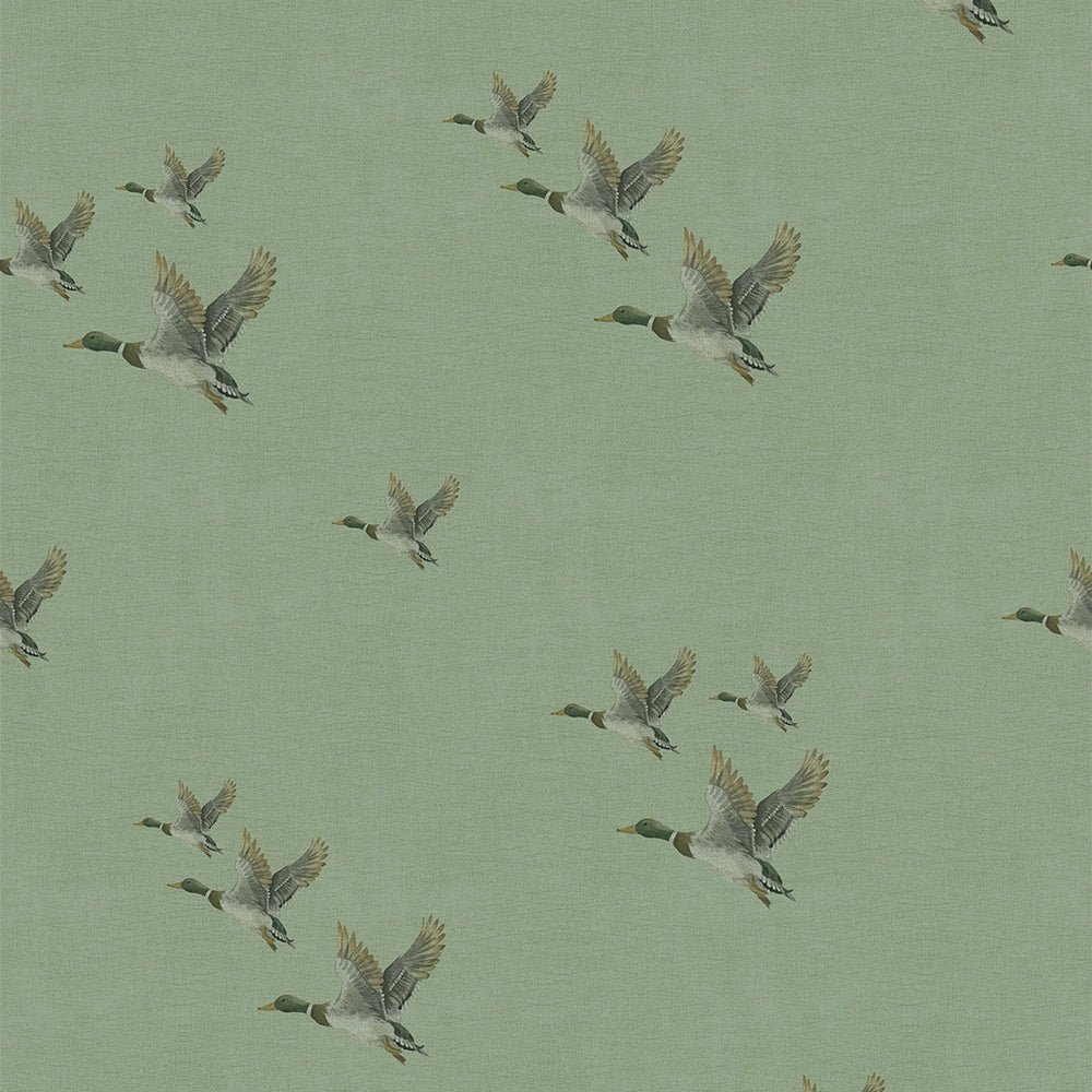 LAN100222 - The Mallards Wallpaper - Laurel Green - Lucie Annabel