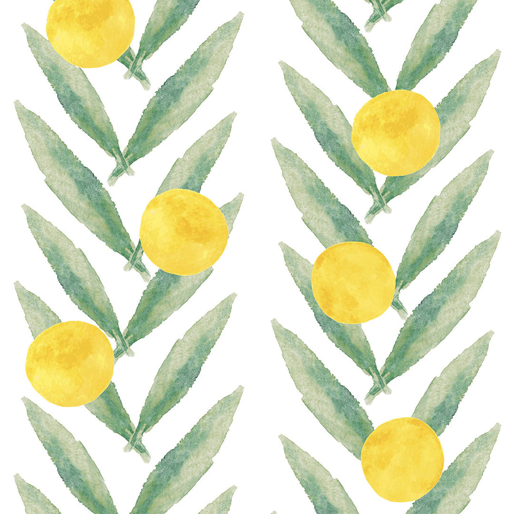 LH900019 - Mexican Sunrise Wallpaper - Lemon Yellow - Lust Home