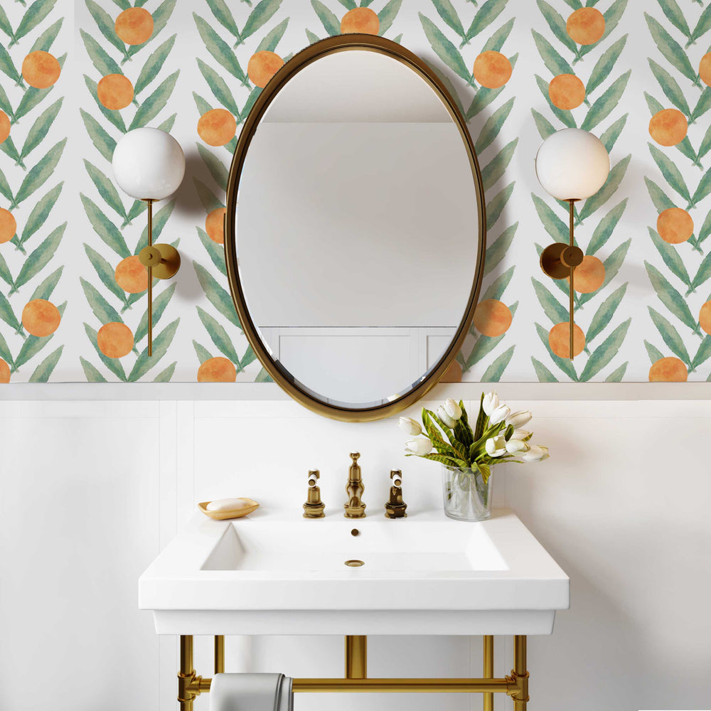 LH900020 - Mexican Sunrise Wallpaper - Blood Orange - Lust Home