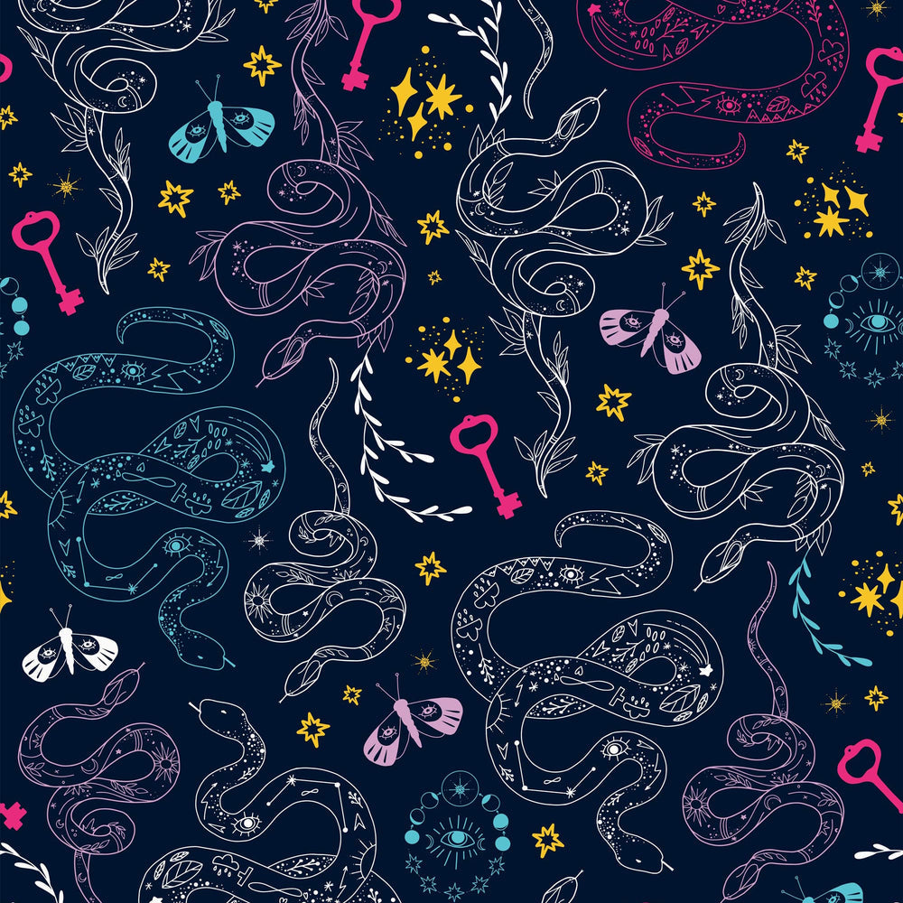 LH900030 - Medusa Wallpaper - Liquorice Allsorts - Lust Home
