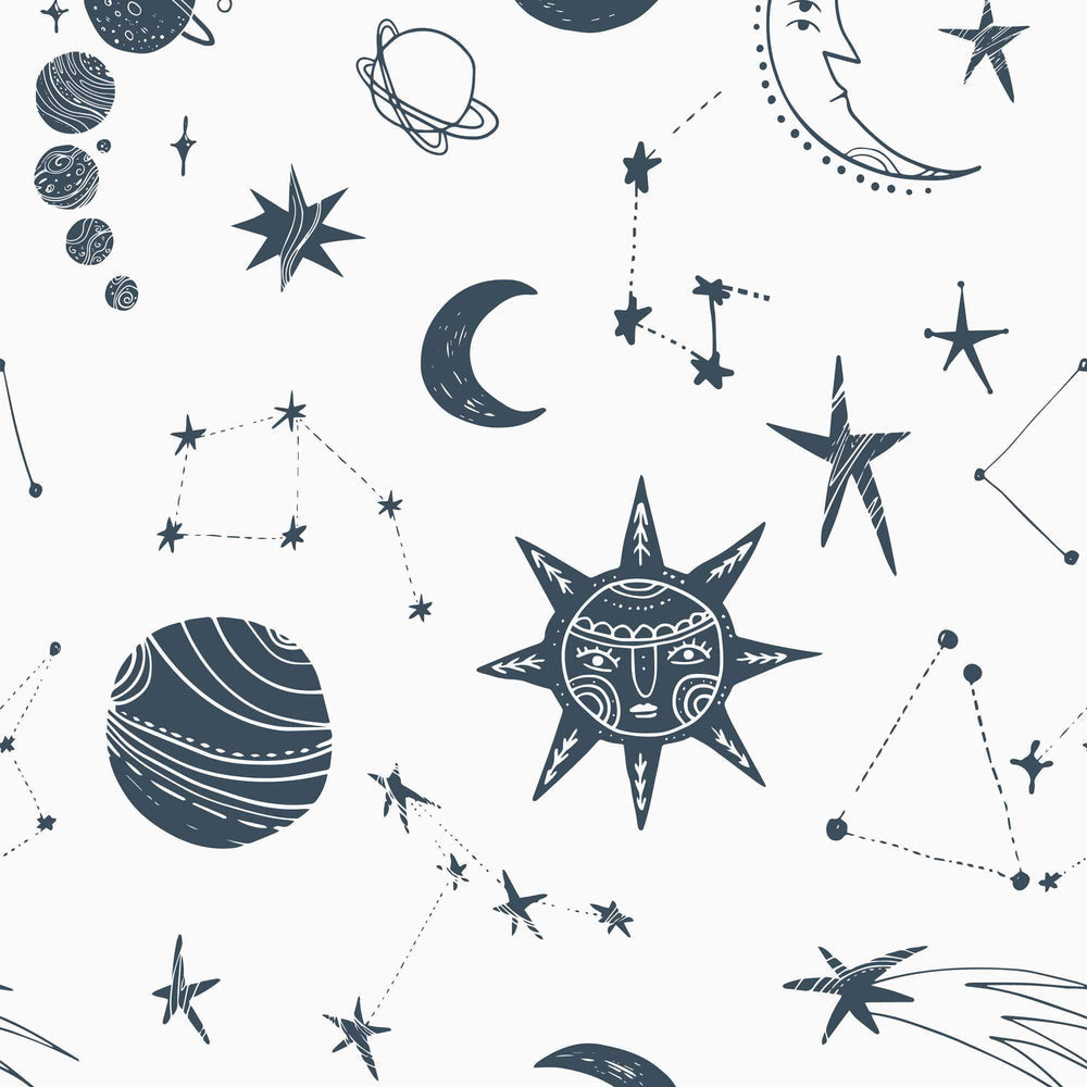 LH900061 - Intergalactic Wallpaper - Midnight Navy - Lust Home