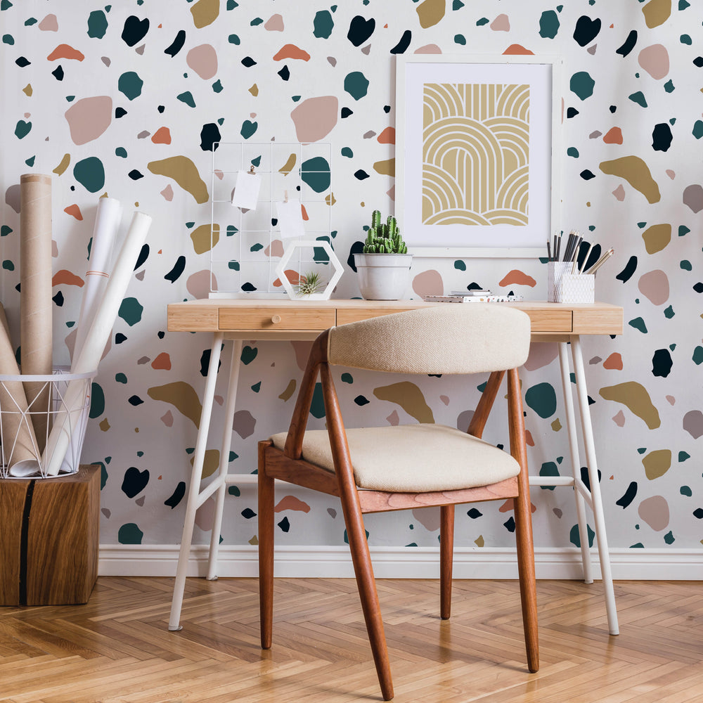 LH900098 - Asteroid Wallpaper - Muted Tones - Lust Home