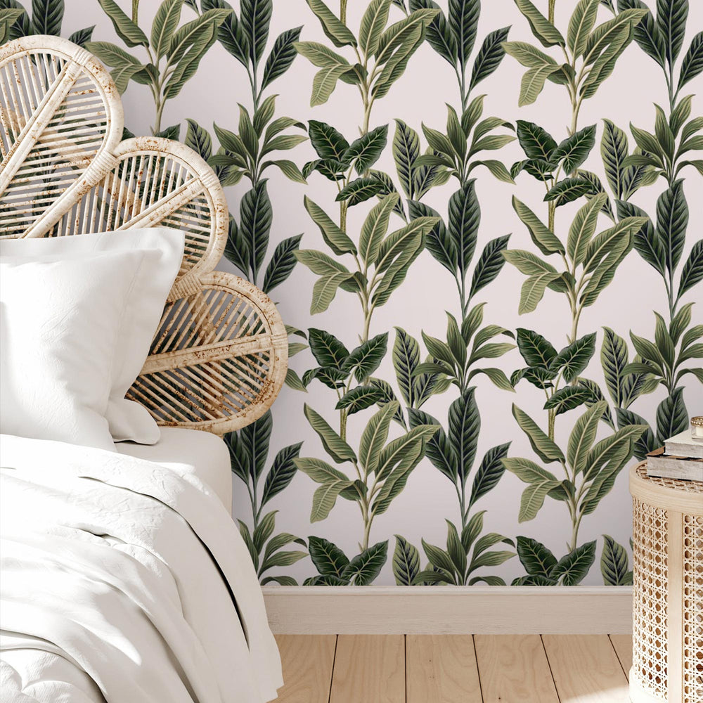 LH900133 - Paradiso Wallpaper - Leaf Green - Lust Home