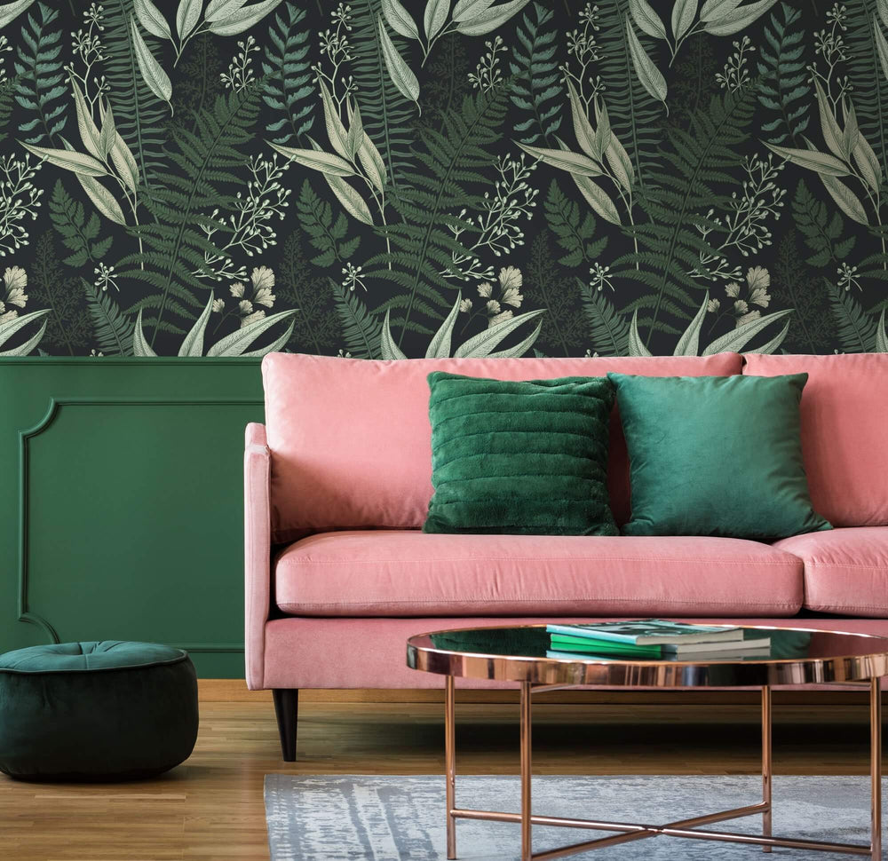LH900146 - Welcome To The Jungle Wallpaper - Forest Greens - Lust Home