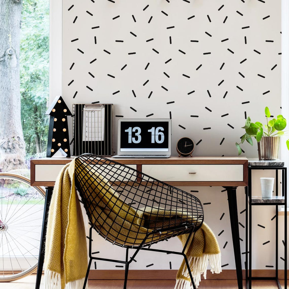 LH900186 - Sprinkles Wallpaper - Monochrome - Lust Home