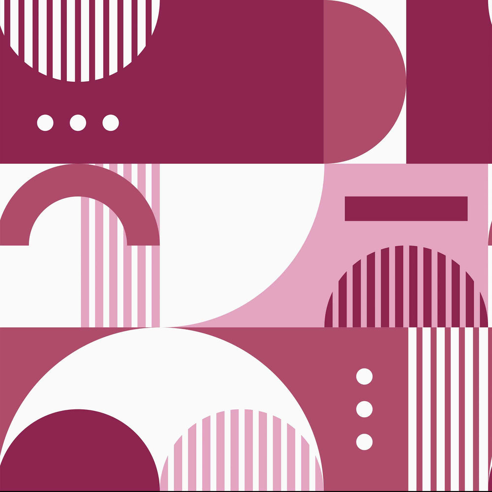LH900213 - Geobot Wallpaper - Pink Hue - Lust Home