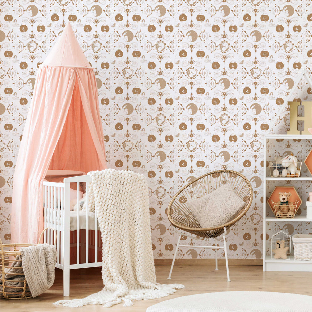 LH900254 - Freyja Wallpaper - Gold - Lust Home