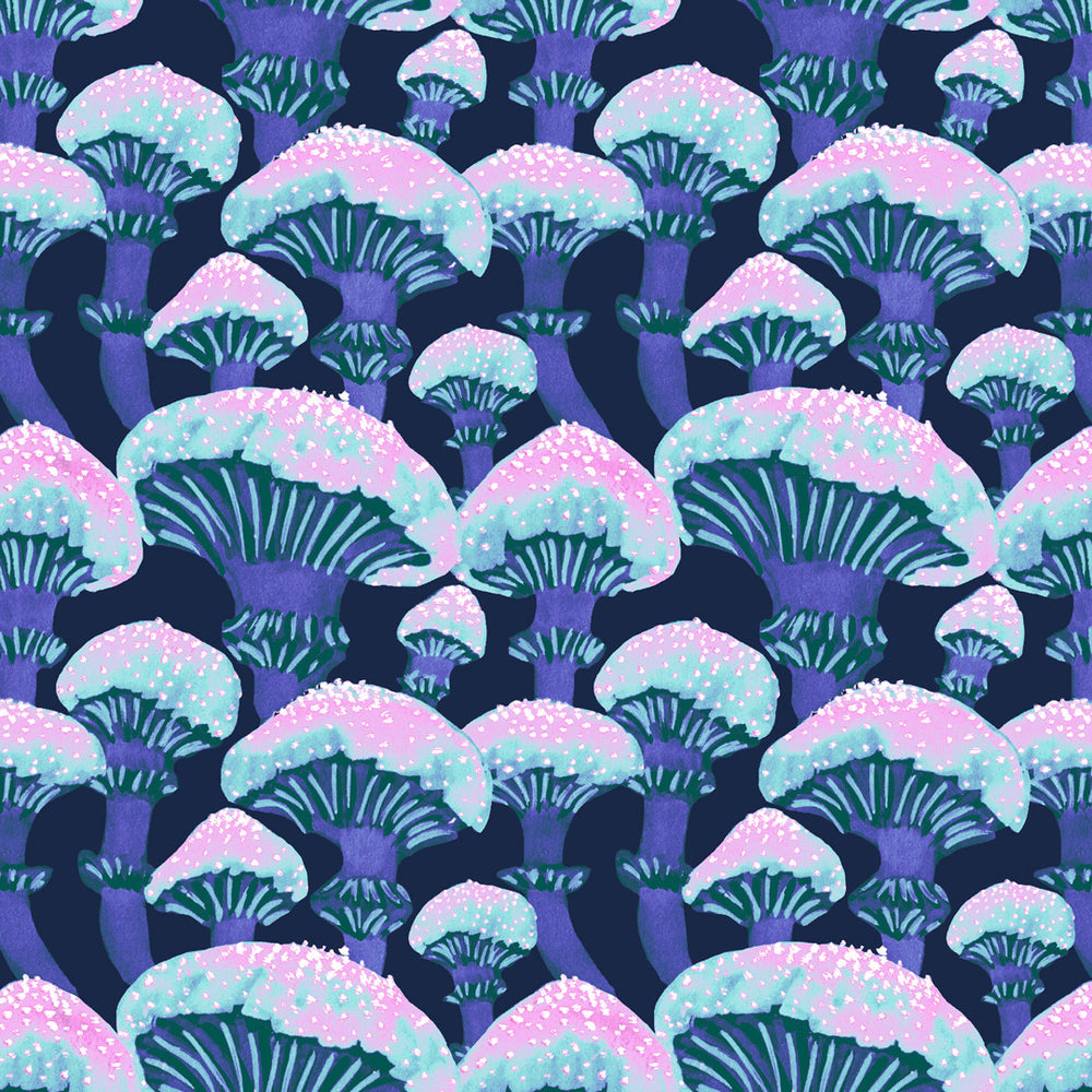 LH900366 - Fun Guy Wallpaper - Midnight Navy, Sky Blue & Pink - Lust Home