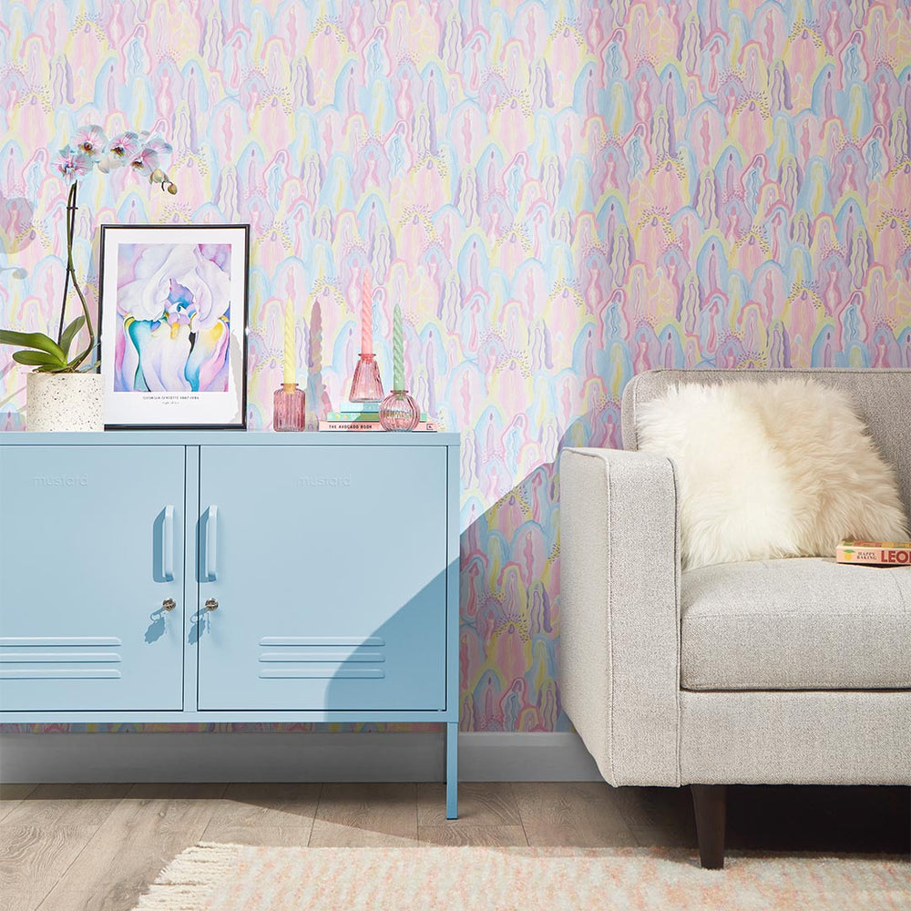 LH900375 - Beautiful Me Wallpaper - Delicate Pastels - Lust Home
