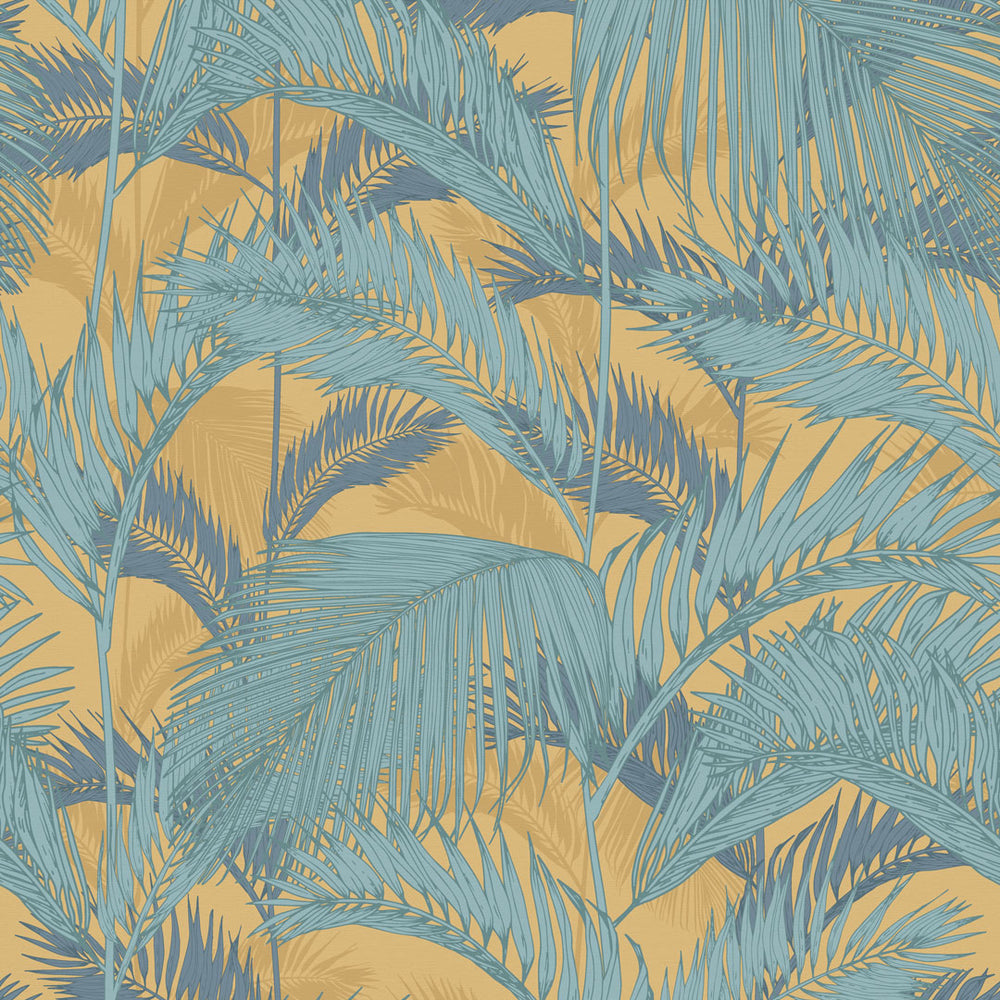 LH900475 - Miami Vibe Wallpaper - Vintage Blue on Barefoot in Bali - Lust Home