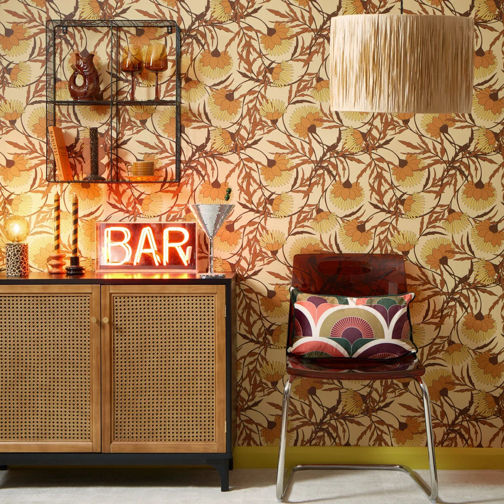 LH900495 - Josephine Wallpaper - Warm Vintage Tones - Lust Home