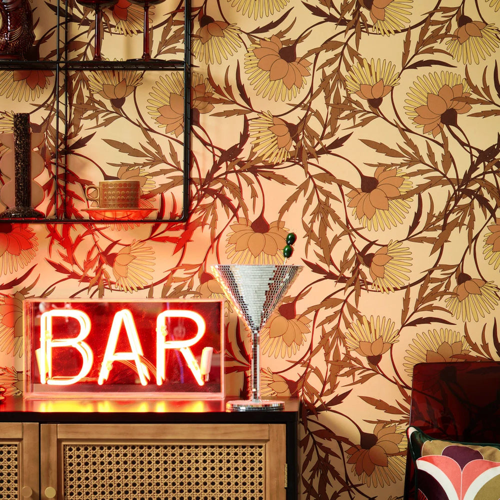 LH900495 - Josephine Wallpaper - Warm Vintage Tones - Lust Home